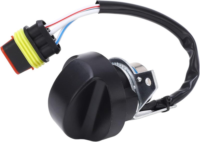 Srliya Throttle Motor Knob, Throttle Control Rotary Switch for SANY Excavator, Metal Joint, Plastic Shell, Good, Wear and Aging - Image 1